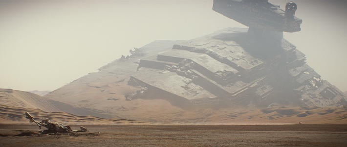 Crashed Star Destroyer